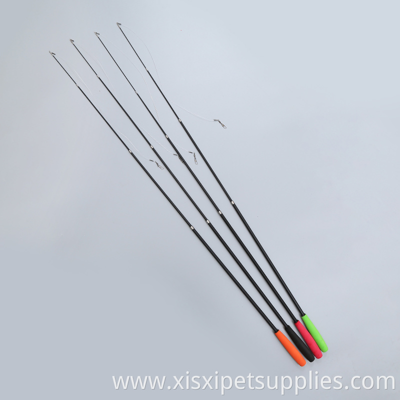 Ultra long 180cm four-section retractable rod cat teaser toy